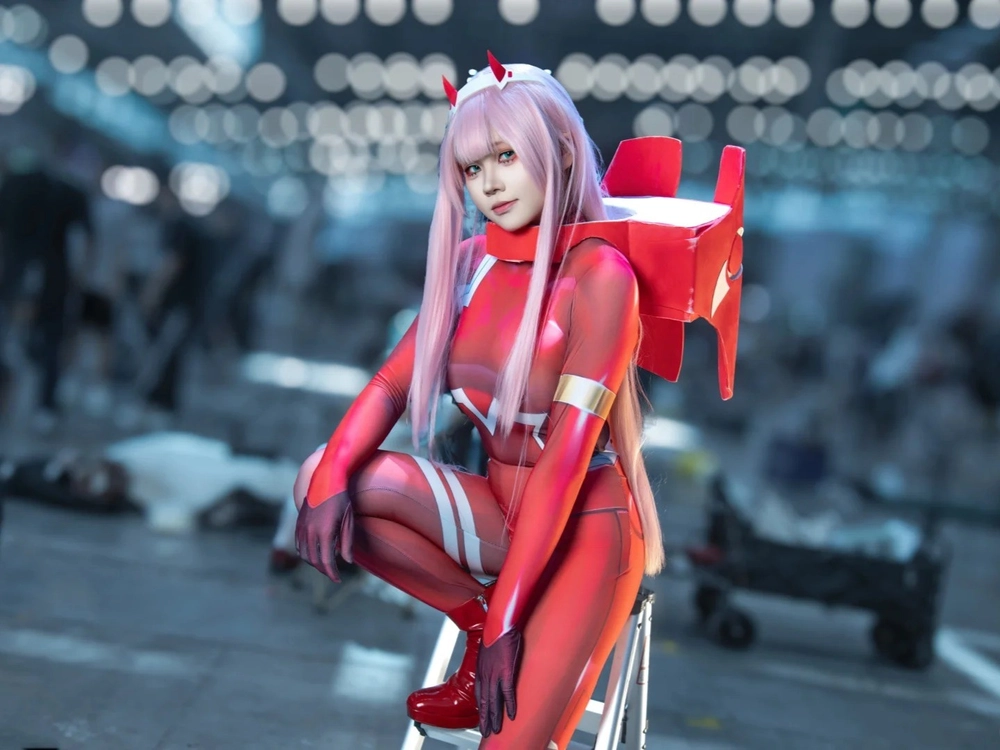 hình cosplay zero two phong cách anime