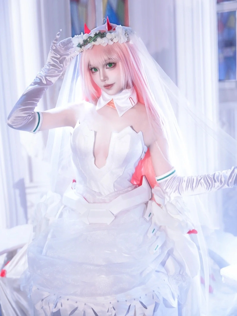 ảnh cosplay zero two cực đẹp