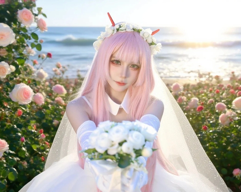 zero two cosplay hình ảnh anime girl