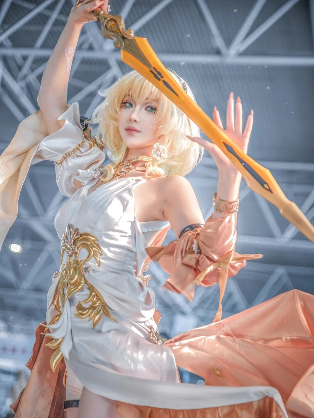 ảnh cosplay aglaea honkai star rail chất lượng cao