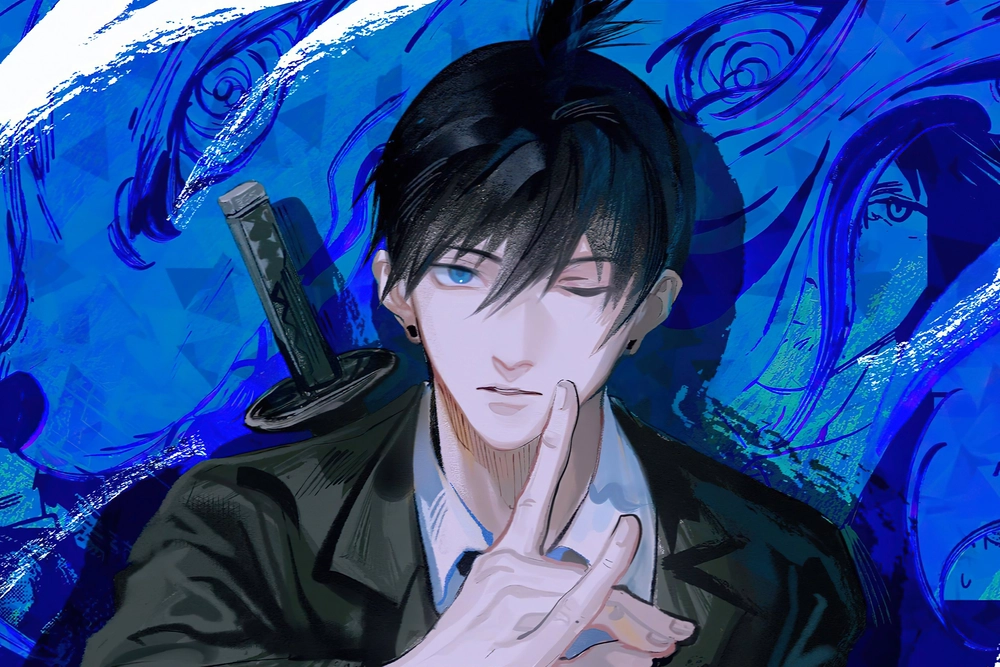 ảnh aki hayakawa cầm kiếm