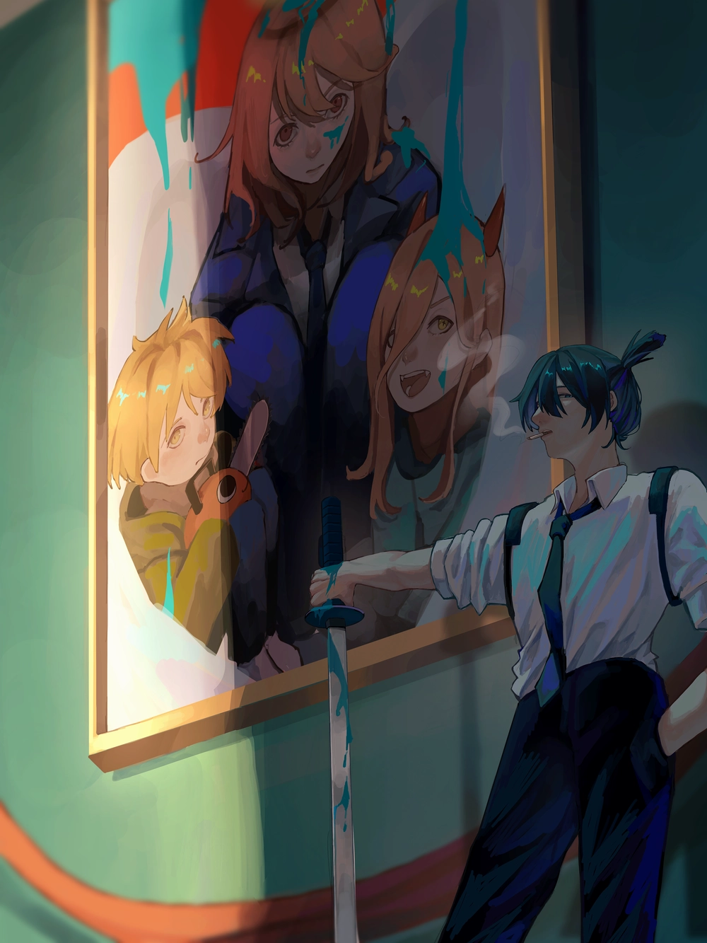 ảnh nhân vật chainsaw man aki hayakawa