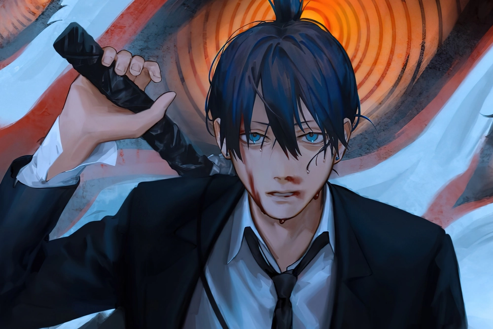 hình anime kiếm katana aki hayakawa