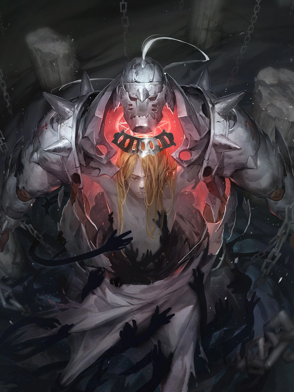 ảnh Alphonse Elric trong tập phim FMA