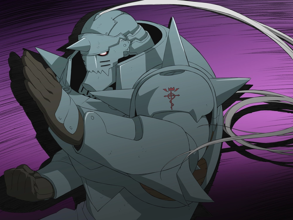 Hình Alphonse Elric dáng đứng oai vệ