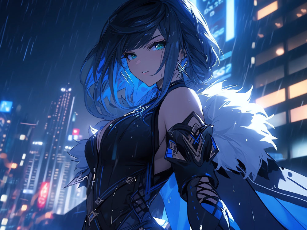 ảnh cô gái anime 3d cực đẹp