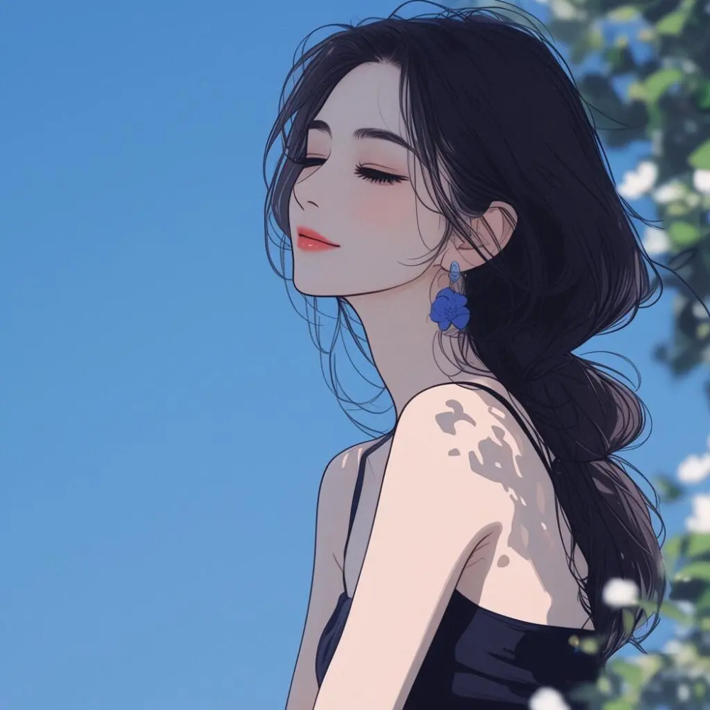 ảnh gái xinh anime đẹp lung linh