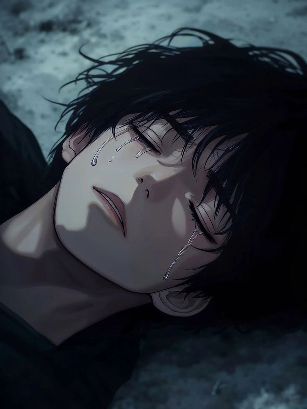 hình ảnh anime nam buồn