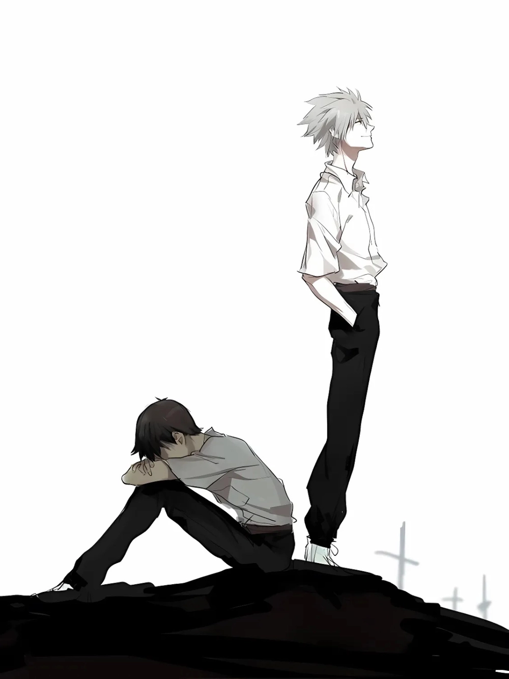 ảnh anime nam buồn sâu lắng