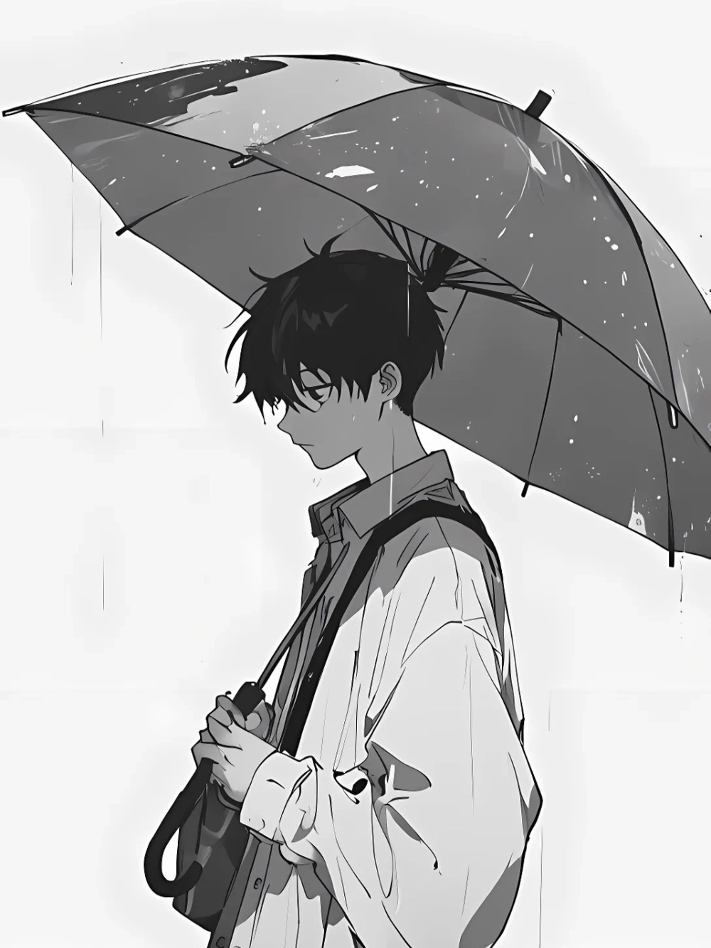 hình ảnh anime nam tâm trạng, lạnh lùng