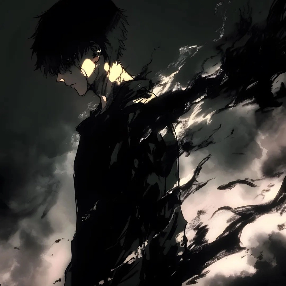 hình anime nam trầm tư