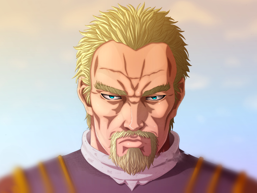 hình Askeladd Vinland Saga cảnh cuối