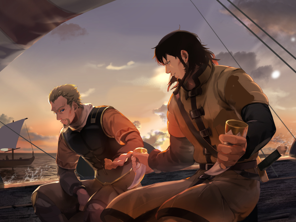 ảnh Askeladd lãnh đạo binh lính