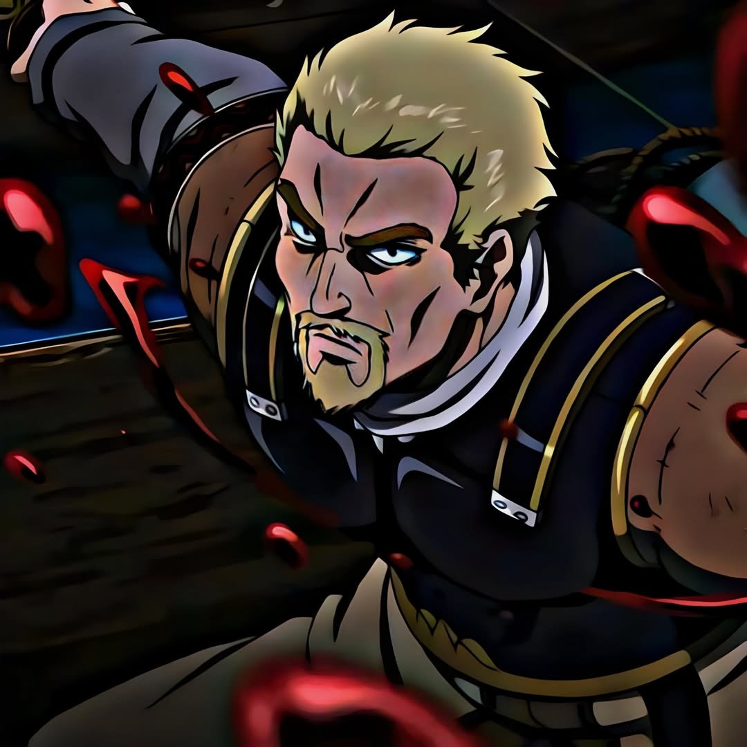 ảnh Askeladd vung kiếm giữa đêm tối