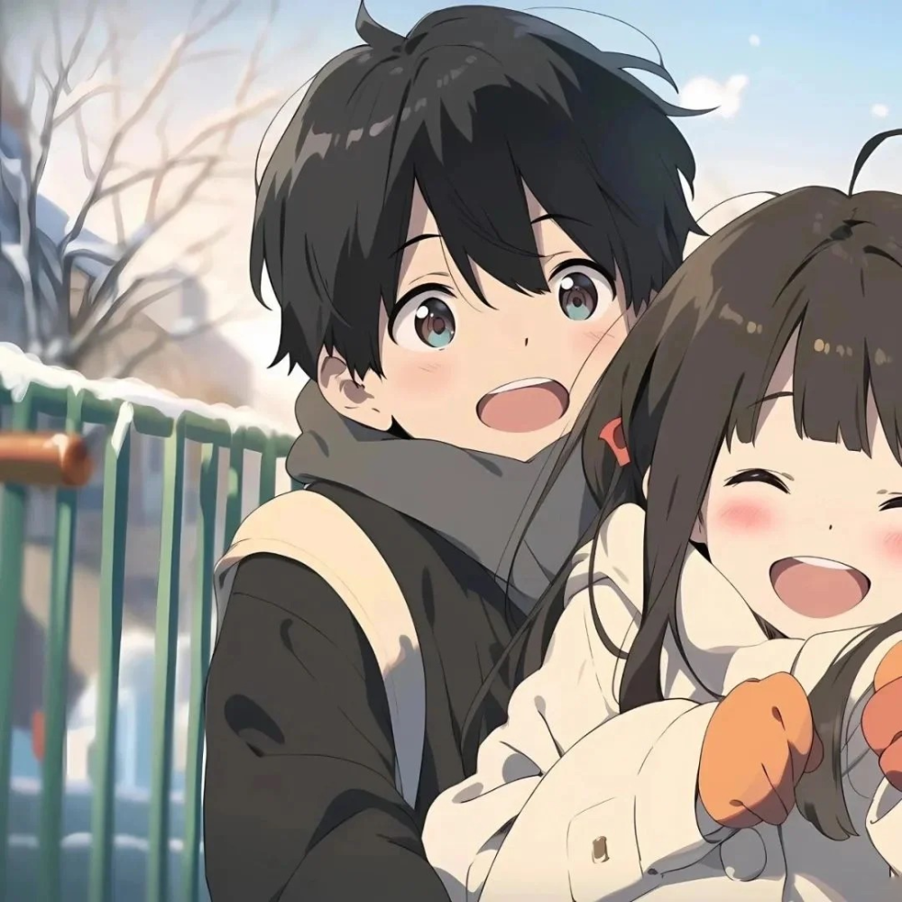 ảnh đôi anime không chữ đẹp