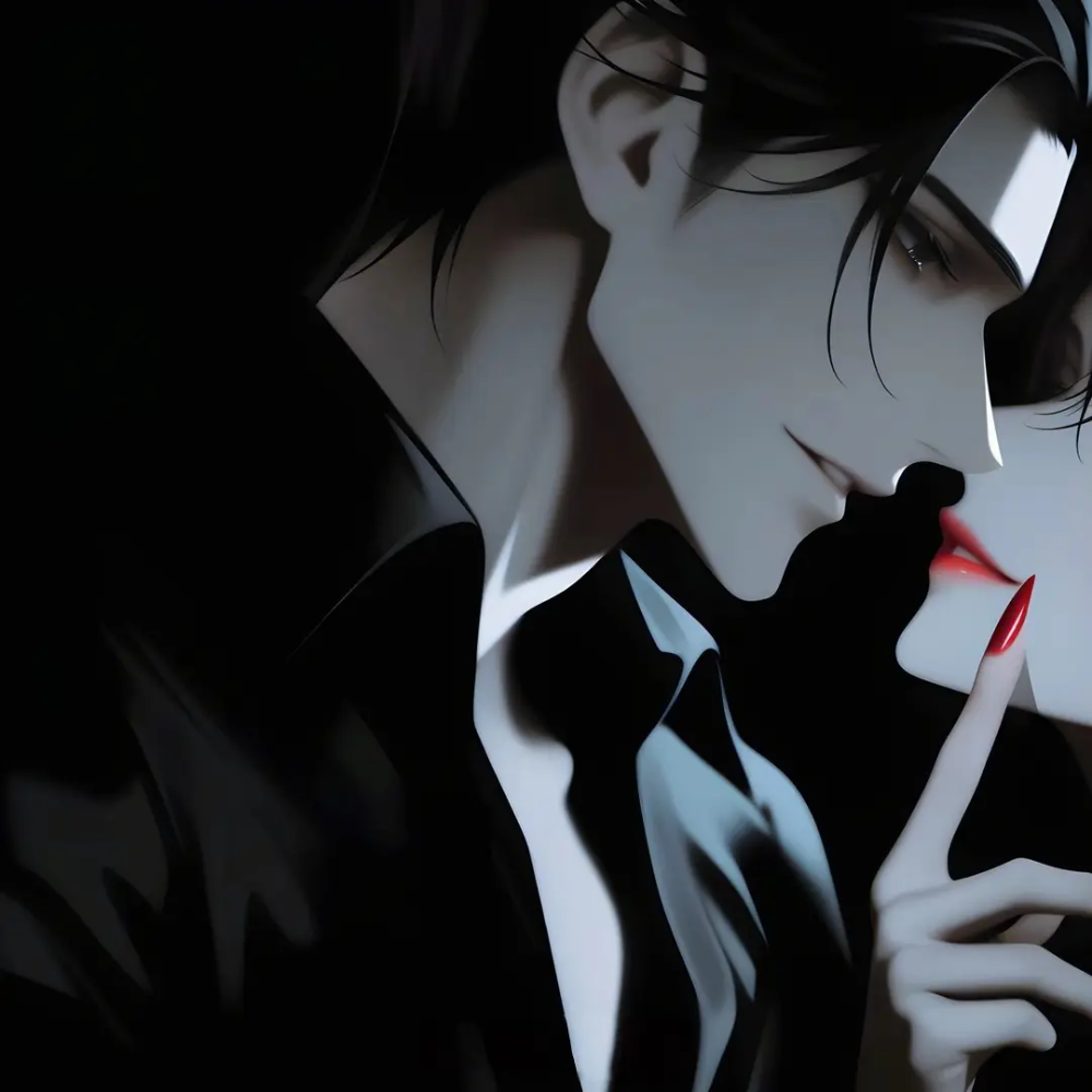 hình cặp đôi anime cắt không chữ