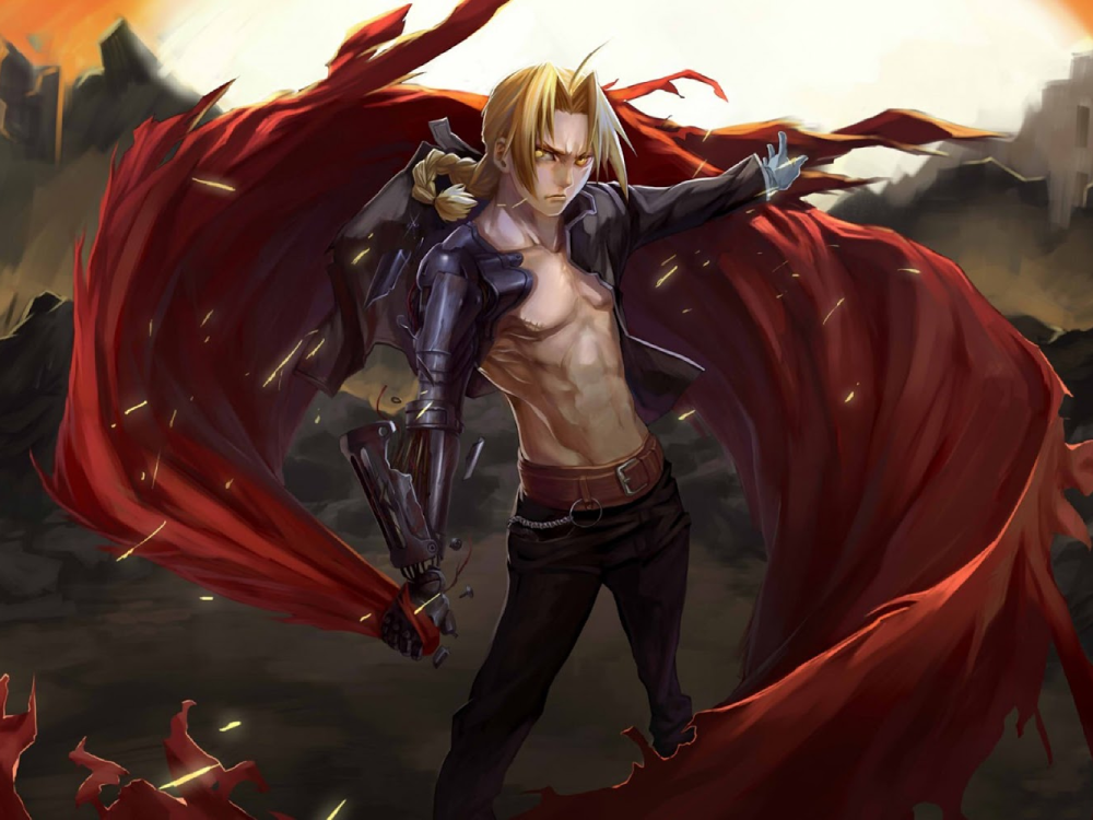 edward elric wallpaper 4k