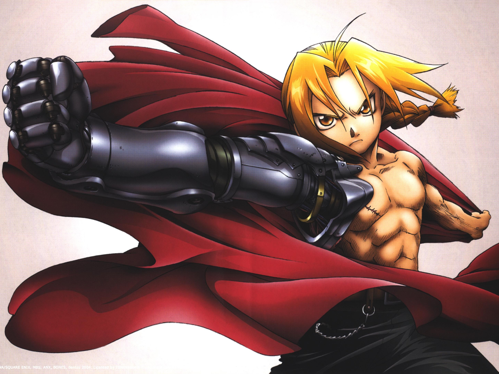 ảnh edward elric cùng winry rockbell