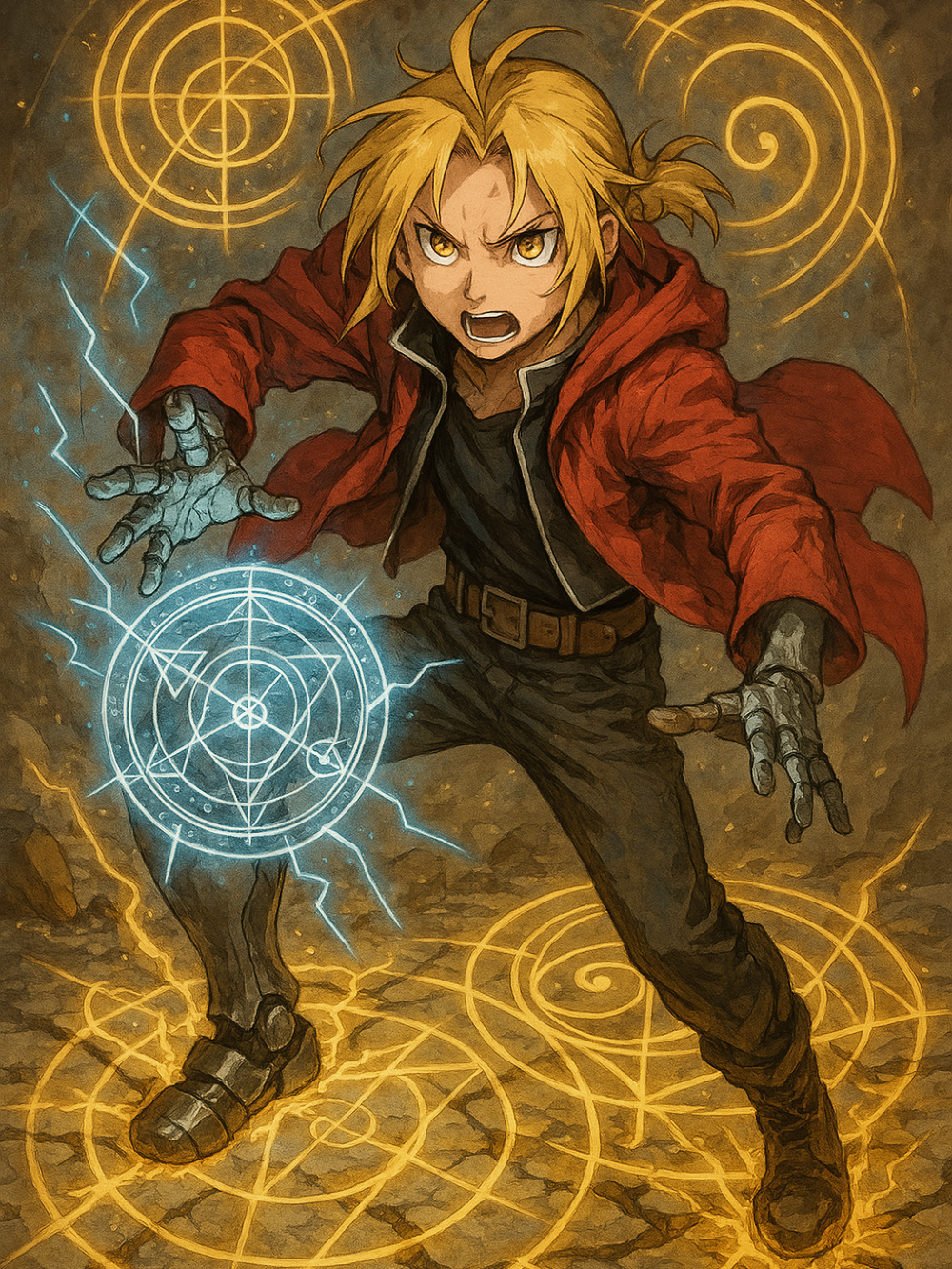hình ảnh edward elric trong fullmetal alchemist