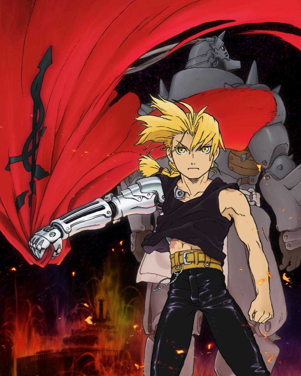 ảnh edward elric ánh mắt kiên định