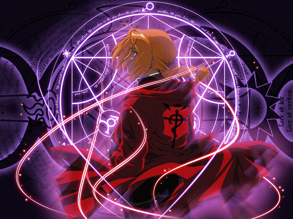 hình edward elric tập luyện giả kim