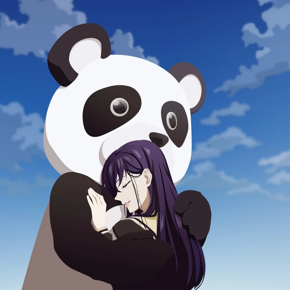 Ảnh panda anime chibi cute