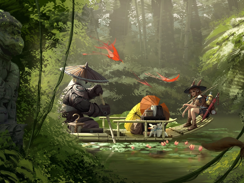 Ảnh panda anime dễ thương