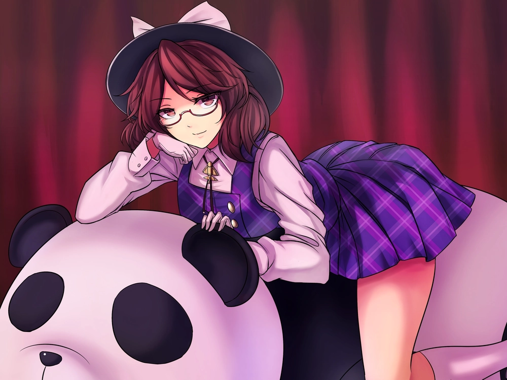 Gấu trúc anime nam nữ chibi