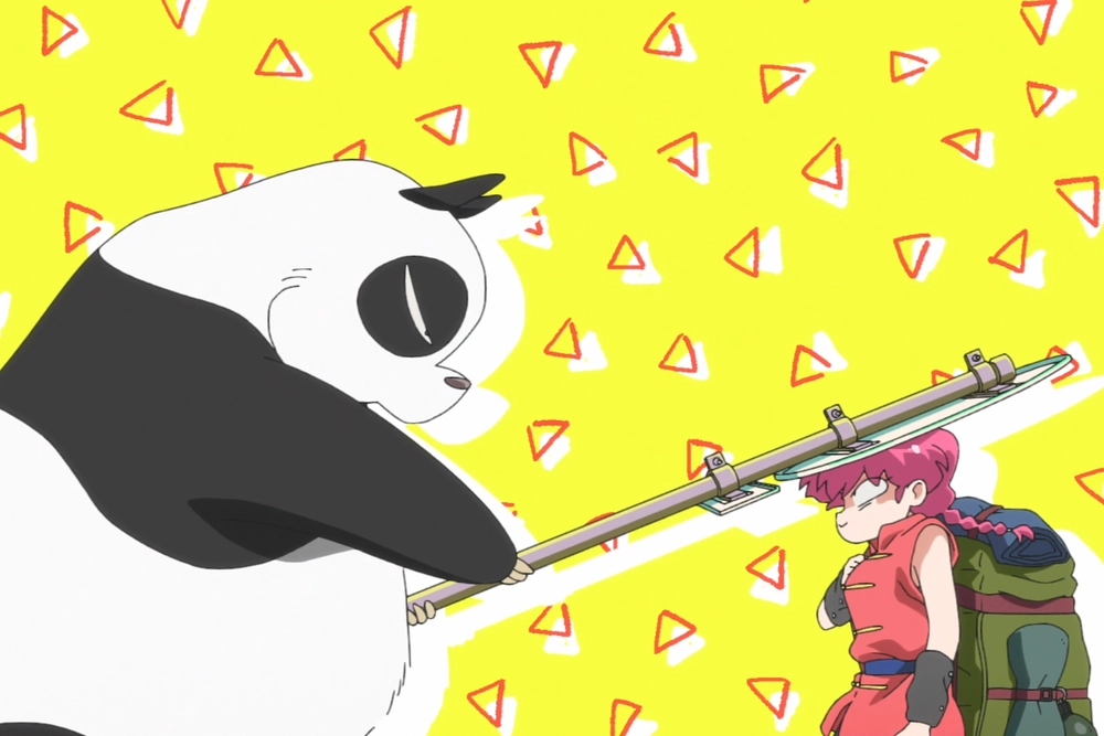 Gấu trúc anime cute phong cách Nhật Bản