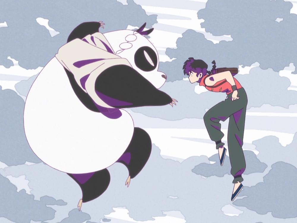 Hình anime gấu trúc chibi