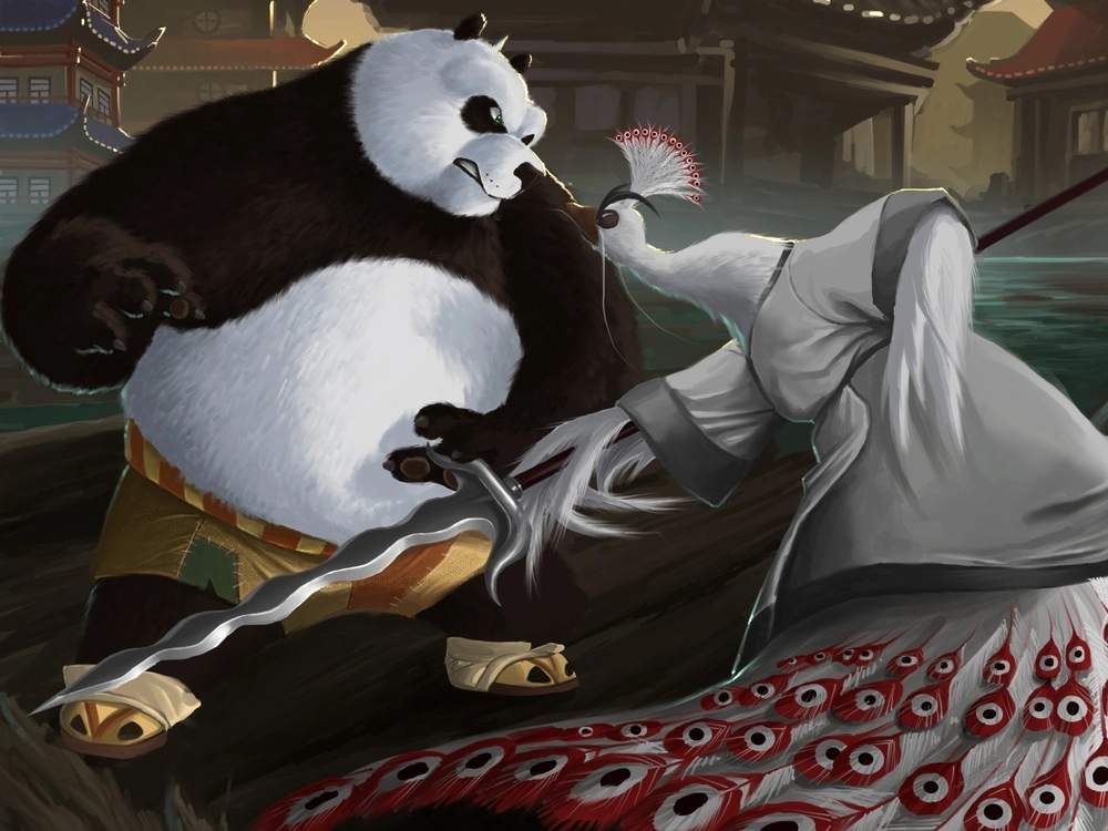 Ảnh gấu trúc anime cute chibi