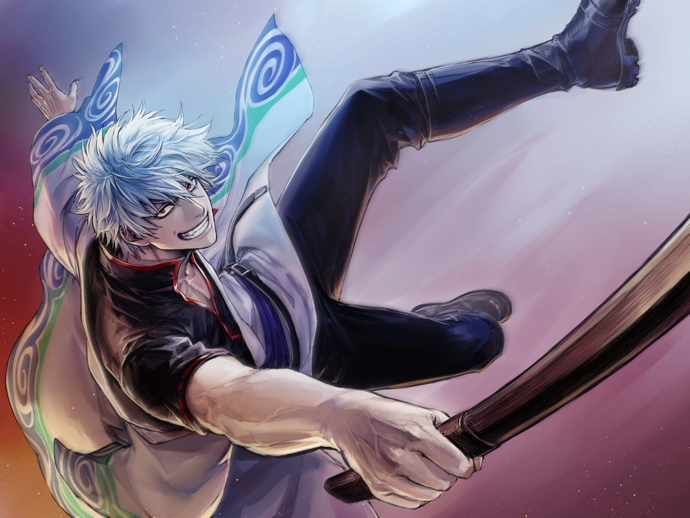 Hình nền Gintoki Sakata 4K