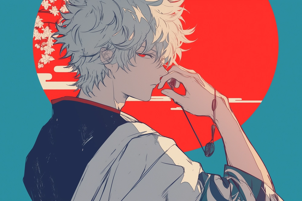 Ảnh Gintoki Sakata nhân vật chính Gintama