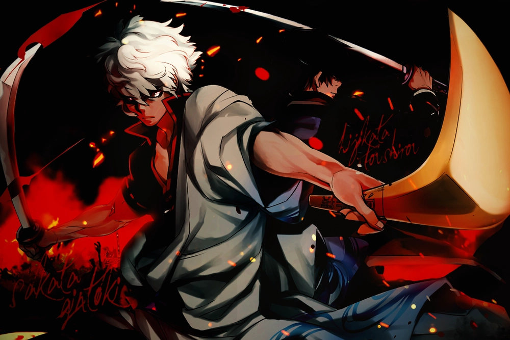 Gintoki Sakata Gintama wallpaper 4K