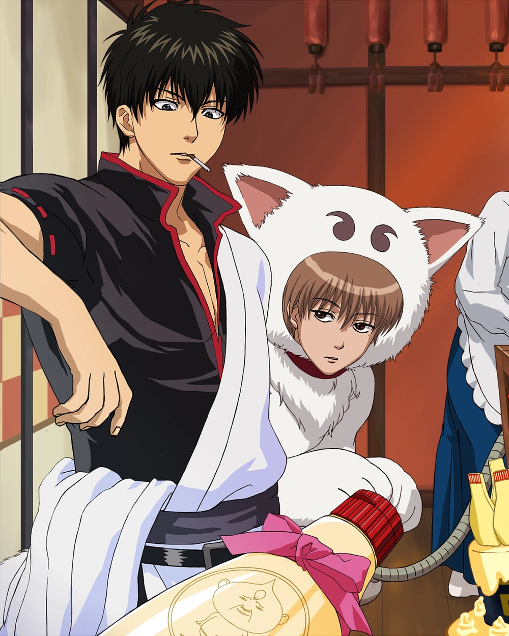 Hình vẽ Gintoki Sakata phiên bản hài hước
