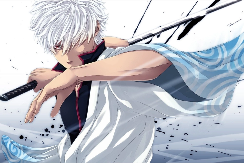 Hình Gintoki Gintama phiên bản chiến đấu
