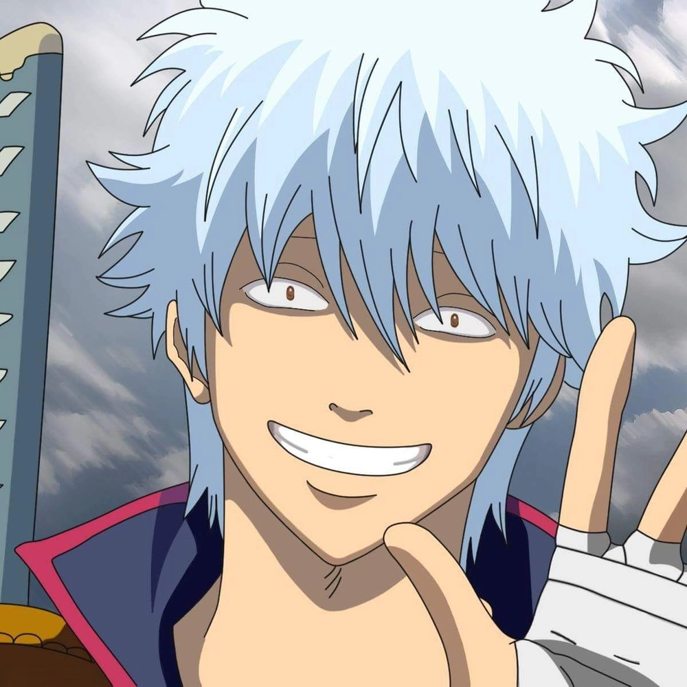 Hình ảnh Gintoki Sakata phiên bản vui nhộn