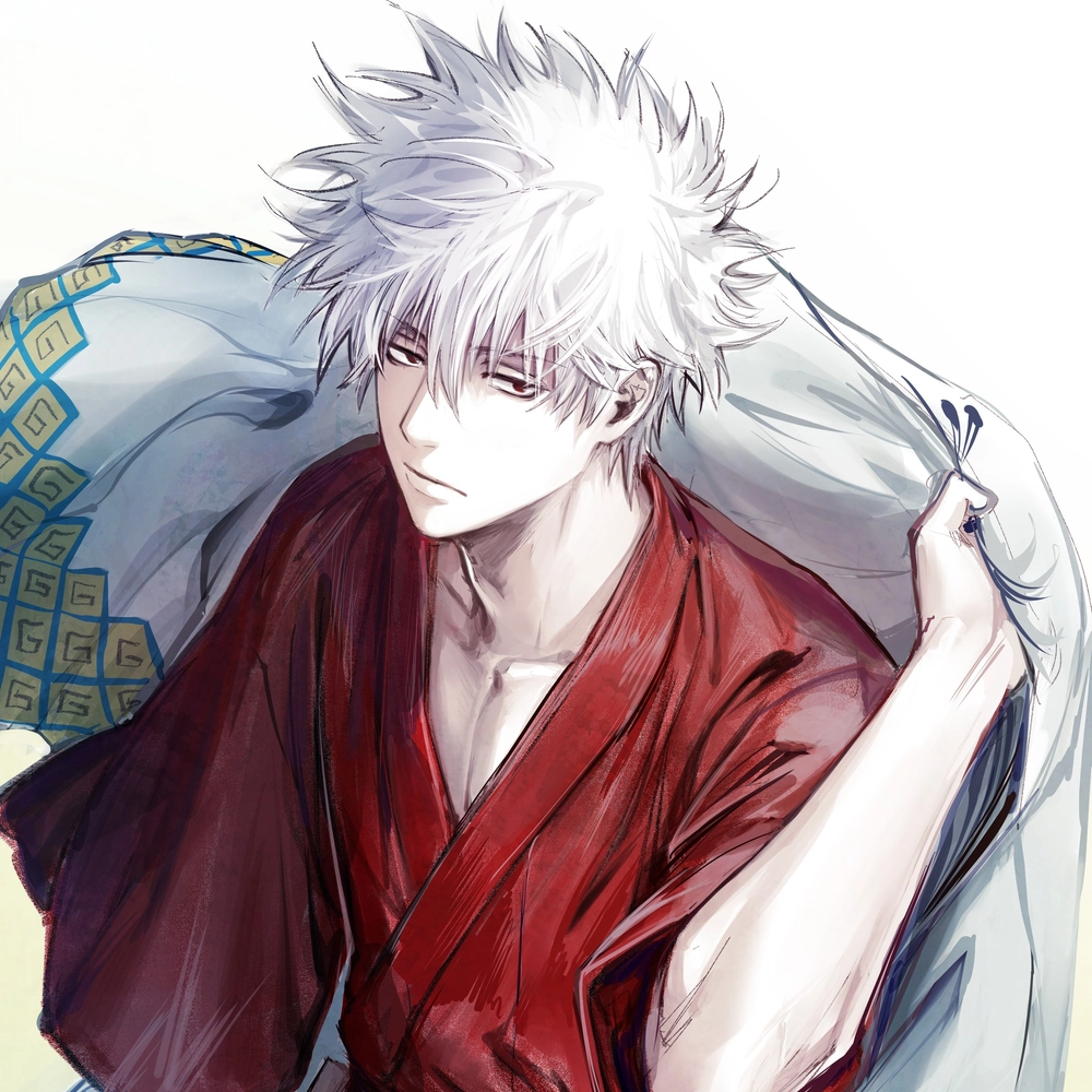 Wallpaper Gintoki Sakata 4K