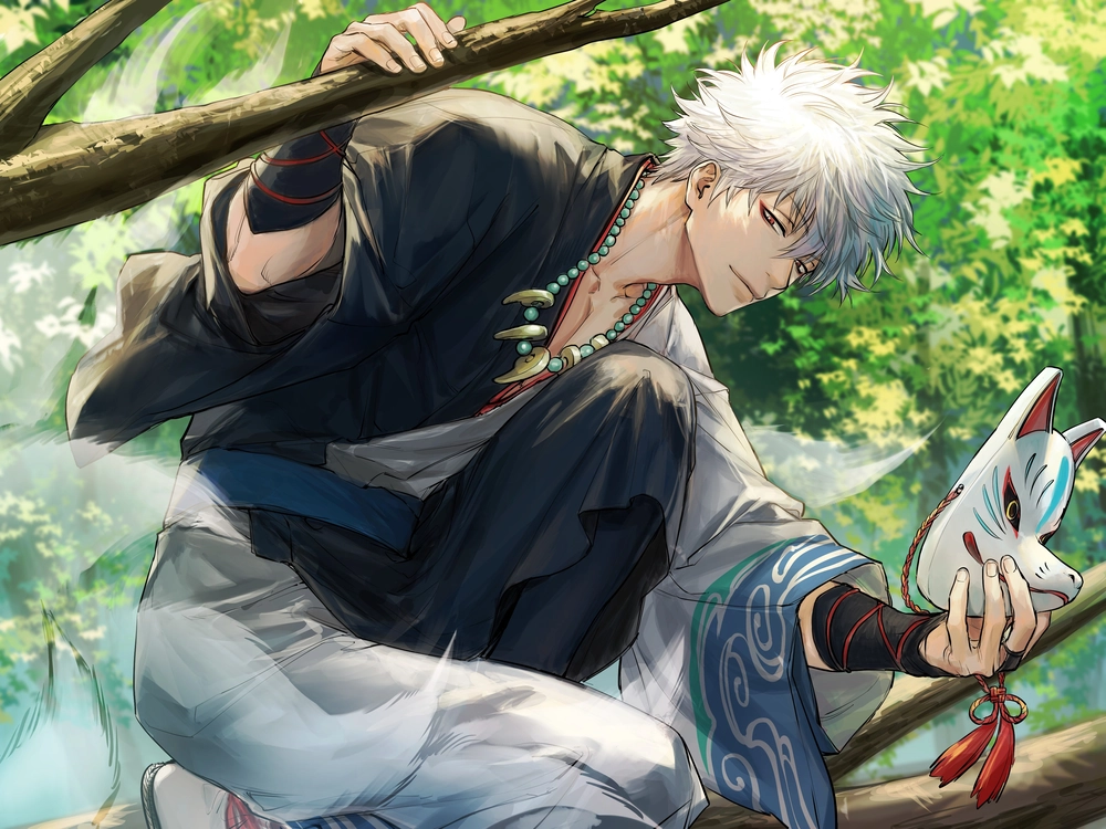 Hình Gintoki Sakata Gintama 4K