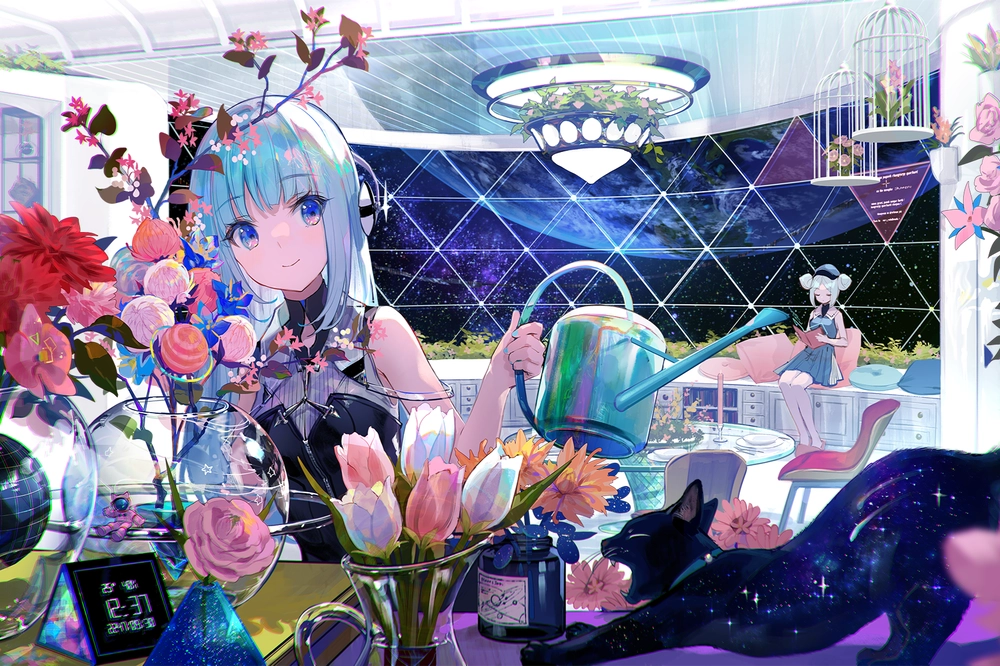 ảnh hoa tulip anime đẹp