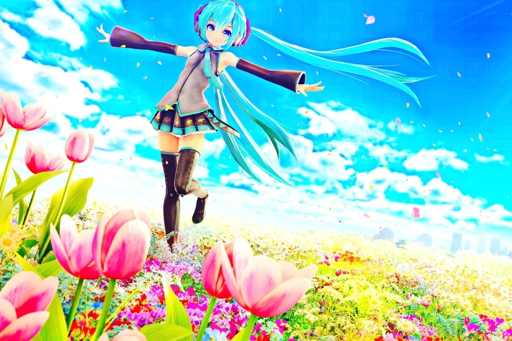 hoa tulip anime mùa hè