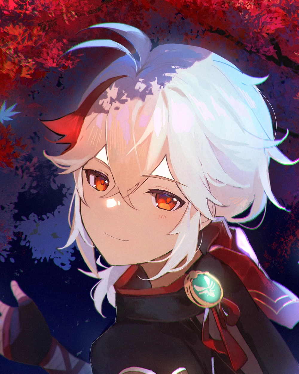 ảnh kazuha nụ cười nhẹ