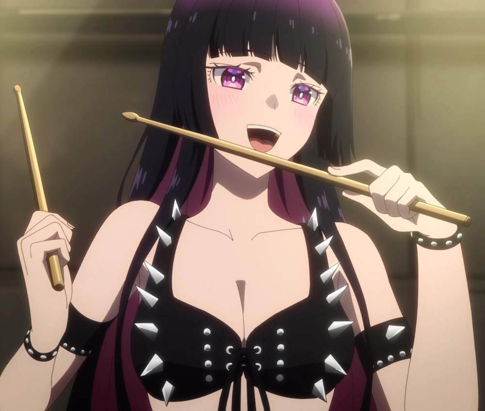 Hình Otoha Kurogane anime Rock Lady ngầu