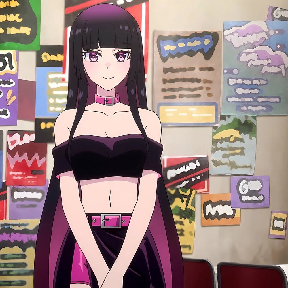 Hình Otoha Kurogane phong cách nhạc rock