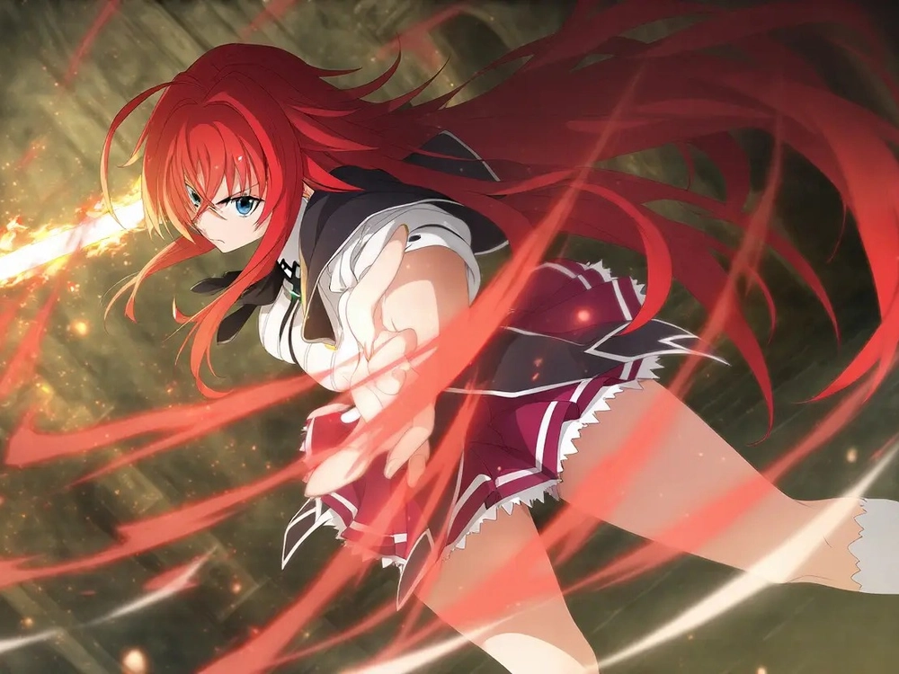 rias gremory high school dxd girl