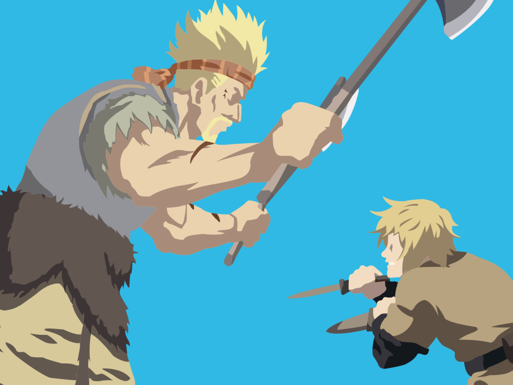 thorfinn vs thorkell vinland saga