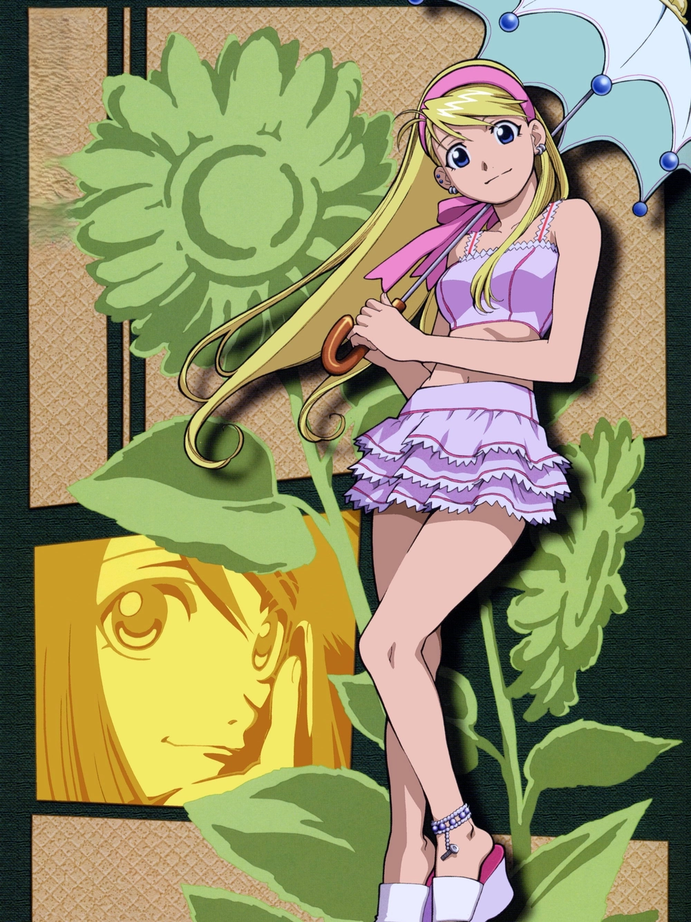 hình vẽ nhân vật Winry Rockbell