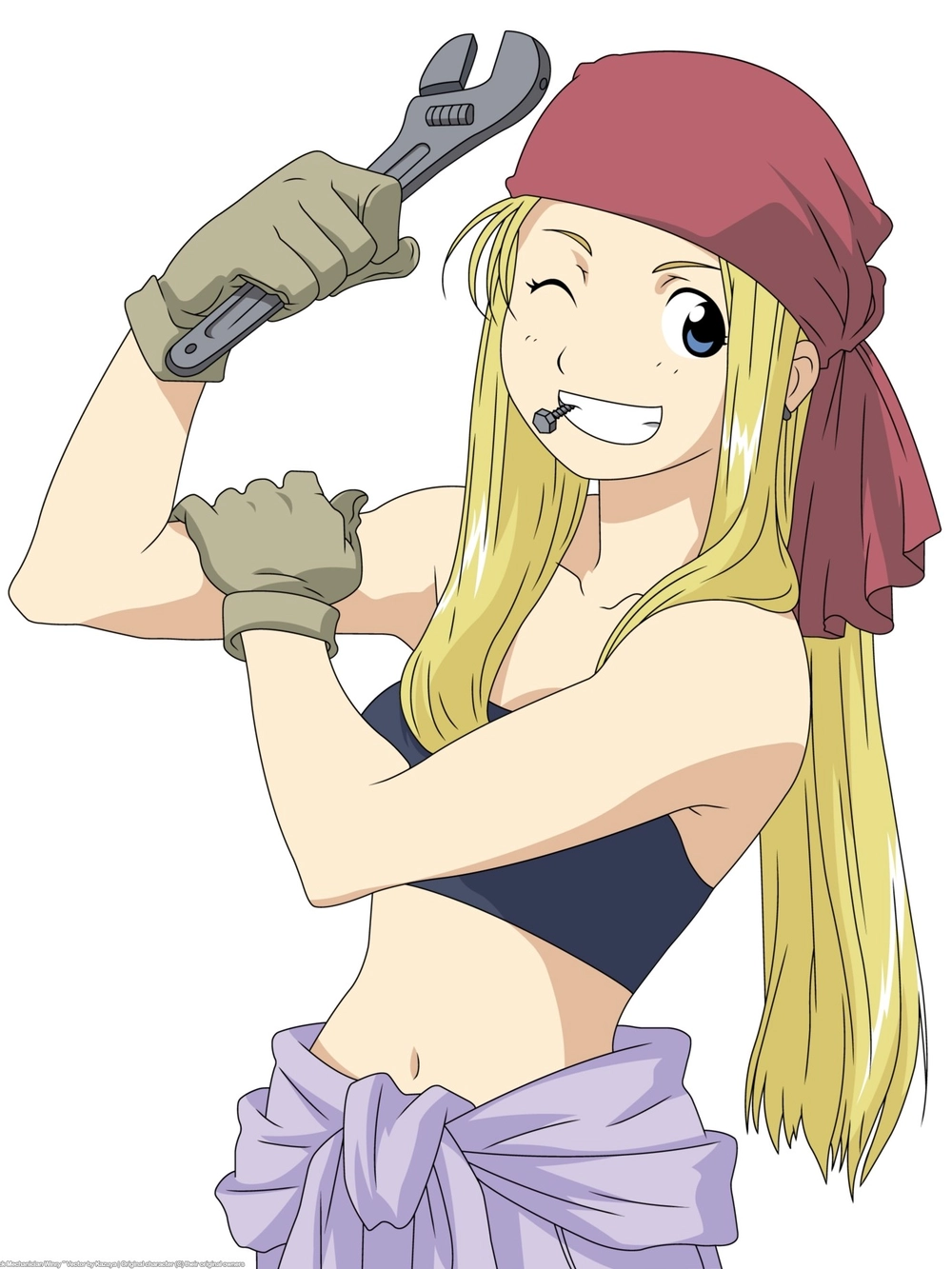 loạt ảnh Winry Rockbell ấn tượng