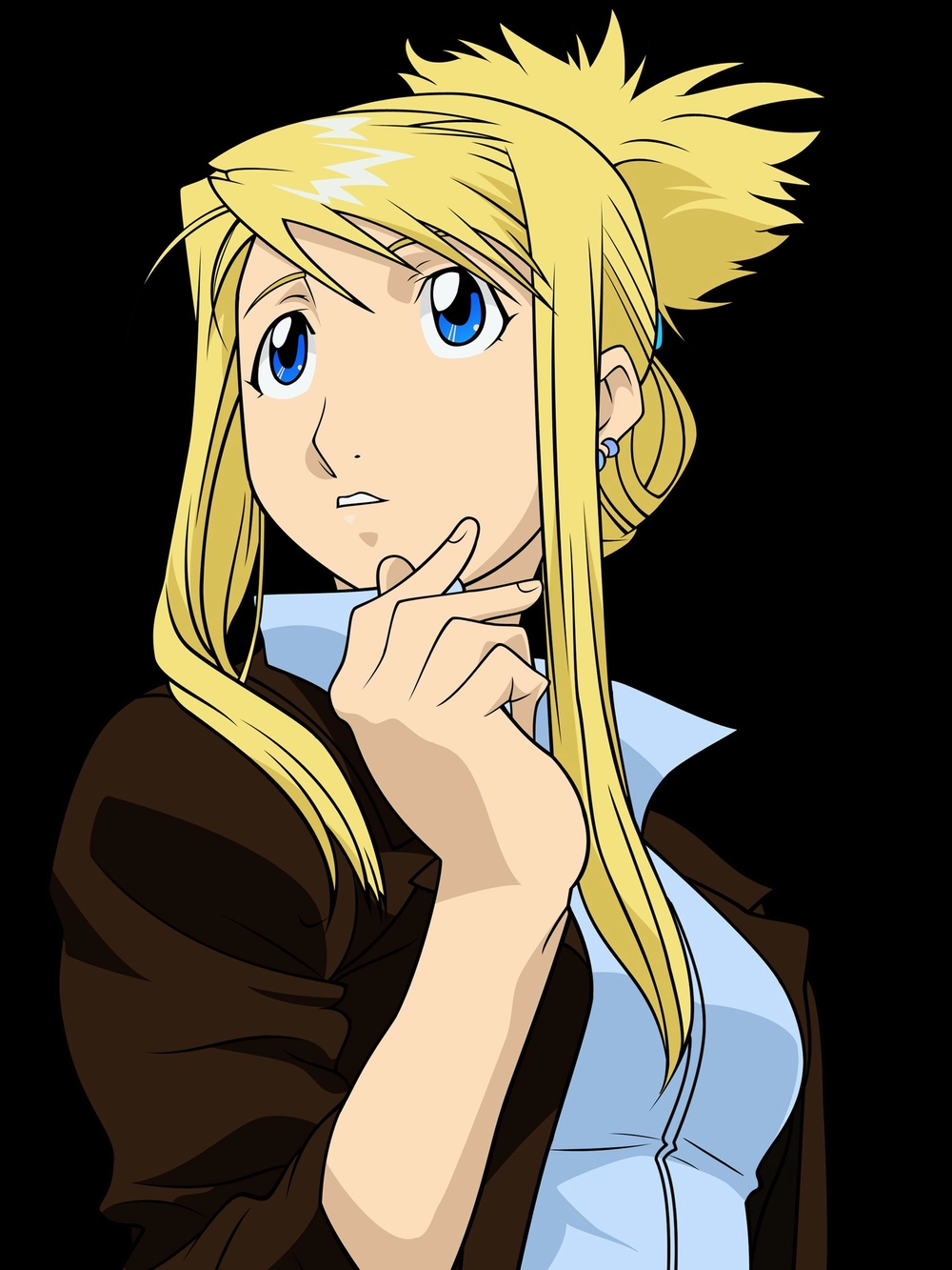 ảnh Winry Rockbell phong cách manga