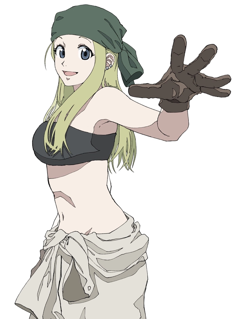 ảnh phong cách manga Winry Rockbell